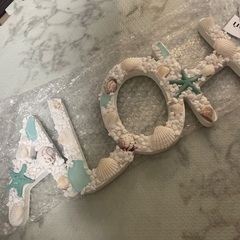 新品　ハワイで購入ALOHA置物貝殻の画像