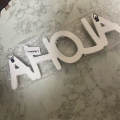 新品　ハワイで購入ALOHA置物貝殻の画像