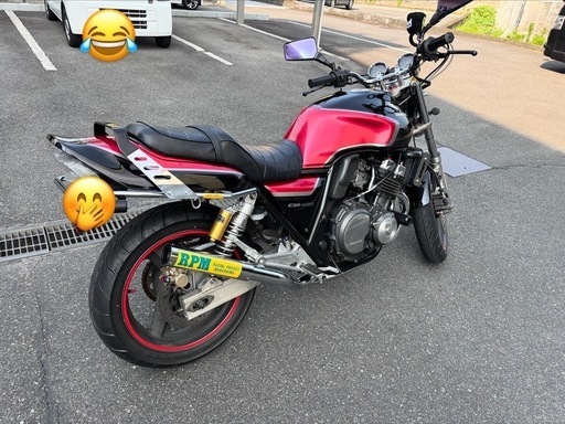 cb400sf タンデムバー 鏡面磨き！（400cc、4気筒という「きら星