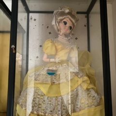 【美品】洋風ガラスケース入り人形／クラシックドール／インテ…