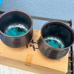 与論焼き　湯呑み2個セット