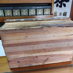 【取りに来てくれる方限定】茶箱　昭和レトロ　アンティーク　衣装箱の画像