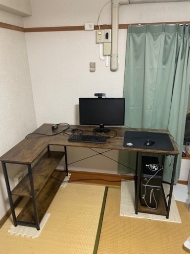 中古L字デスク(Yetom製)【車で配送できます】