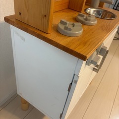 即渡し！木のおままごとキッチン！の画像