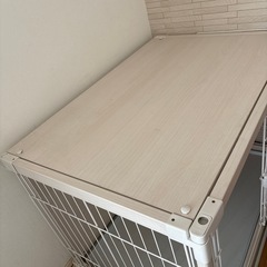 アイリスオーヤマ　ペットケージ　オフホワイトの画像
