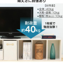 扉付きカラーBOXアイリスオーヤマ最大10個の画像