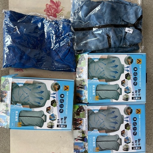 【空調服5点セット】未使用品Mサイズ　バッテリー別売り