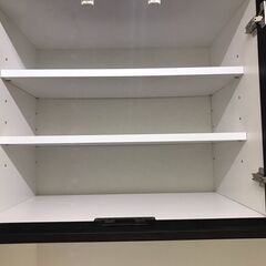 値下げ　[ジャングルジャングル広陵店]　食器棚　ダークブラウン　☆ジモティー特別価格☆の画像