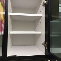 値下げ　[ジャングルジャングル広陵店]　食器棚　ダークブラウン　☆ジモティー特別価格☆の画像