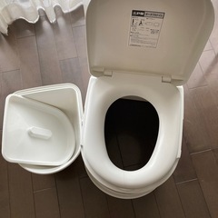 ポータブルトイレ美品の画像