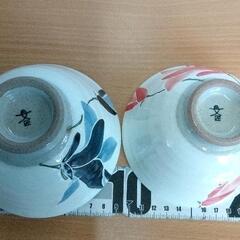 0706-161 波佐見焼 もくれん 茶碗ペアの画像