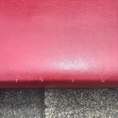 🉐カウチソファーセット　赤　L字ソファ　レッド　3人掛け　三人掛けの画像