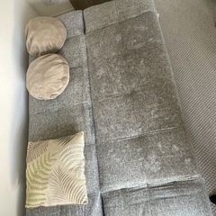 🛋 ニトリのソファベッドを無料でお譲りします（良好な状態・少し色あせあり）の画像