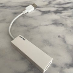 ELECOM USB LANアダプター EDC-TUA2-W