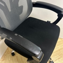 【定価2万円】オットマン付きメッシュチェア（リクライニング・ヘッドレスト付）※使用感あり・現状渡しの画像
