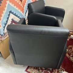【取りに来れる人限定】【美品】1人掛けソファ2個(1個からでもOK)の画像