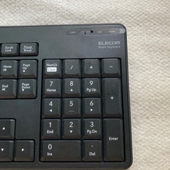 エレコム　サイレントキーボードの画像