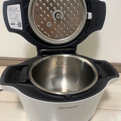 sharp 自動調理鍋KN-HW16E-Wの画像