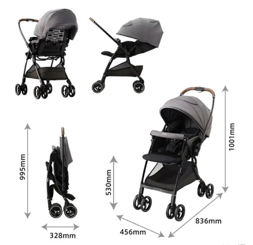 ベビーカーAprica 良品30000円→24000円 