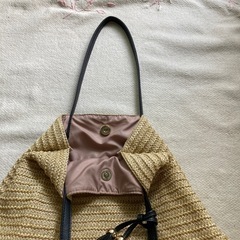 美品　ストローバッグの画像
