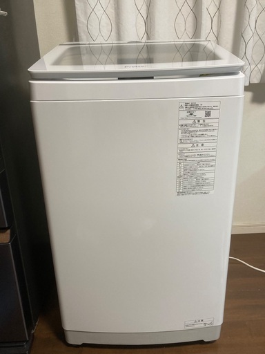 【美品】AQUA アクア AQW-VX9M ホワイト 9kg 全自動洗濯機