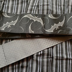 メンズ浴衣、下駄、帯、男性用浴衣セットの画像