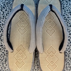 メンズ浴衣、下駄、帯、男性用浴衣セットの画像