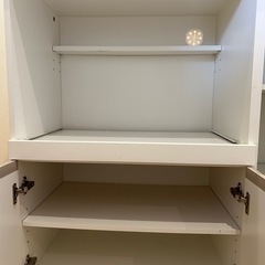 ニトリ食器棚キッチンカウンターの画像