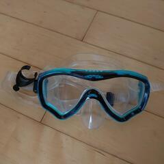 ①川遊び シュノーケル ゴーグルセット 良好品（未使用）の画像