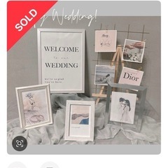 結婚式用ウェルカムスペースグッズの画像