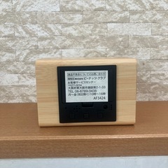 木目調LEDクロックキューブの画像