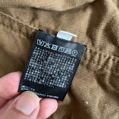 ユニクロ　ジャケット　ベージュ　茶　Sサイズの画像