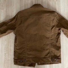 ユニクロ　ジャケット　ベージュ　茶　Sサイズの画像