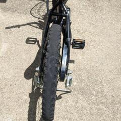 お話し中　自転車　子供用自転車の画像