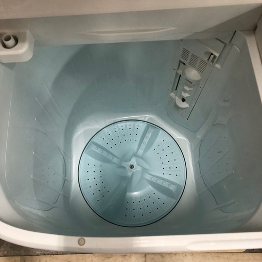 二槽式洗濯機 AQUA アクア AQW-N50 2021年製 ホワイト 5.0kg 給水ホース欠品