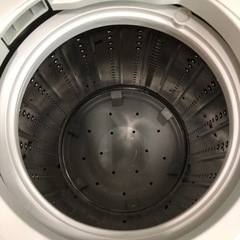 二槽式洗濯機 AQUA アクア AQW-N50 2021年製 ホワイト 5.0kg 給水ホース欠品の画像