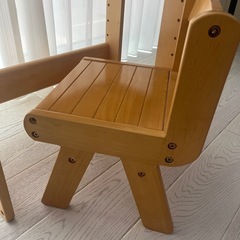 子ども用　机と椅子のセットの画像