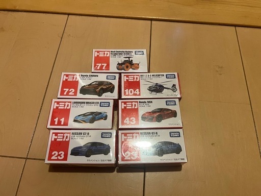 トミカ新品未使用未開封 (でん) 大在のミニカーの中古あげます