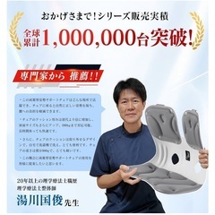 姿勢矯正 椅子 クッション 洗える　坐骨神経痛 痔 ヘルニア 猫背 腰痛改善の画像