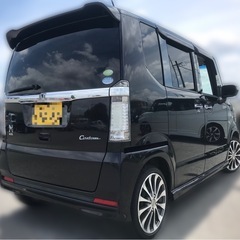 お買い得車‼️N-BOX カスタム　G Lパッケージ　車検9年4月　パワスラ　キーフリー　プッシュスタート　フルセグ　ナビの画像
