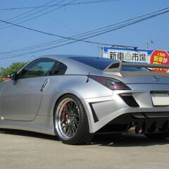 日産　フェアレディＺ　バージョンＴ　ブレンボブレーキキャリパーキット　テイン車高調　マーベック２０ＡＷ　リアルスピードＦエアロ／Ｒウイング　社外Ｓエアロ　アブフラッグＲエアロ　社外ヘッドライト＆テール　レカロシート　マフラー　社外ナビの画像