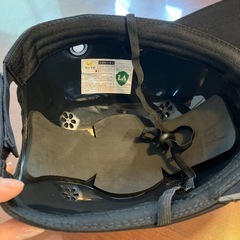 【未使用品】自転車　ヘルメット　キャップ　帽子　取り外し　洗濯ok LA の画像