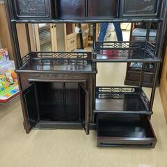 茶箪笥 和風モダン  和風棚【こちらは店舗です。浜村鹿野温泉ICから3分 買取本舗 宮本リサイクル 営業時間9～19時 定休日水曜のみ←連絡できませんm(_ _)m】の画像