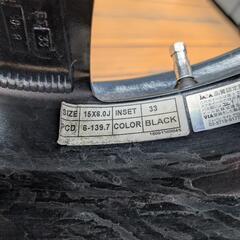 200系　ハイエース　スタッドレス　ホイールの画像