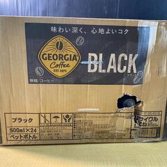 T48/賞味期限2026/4　ジョージア ザ ブラック 500ml x 24本　ブラックコーヒー　豊かなコクと香りのグッドバランスの画像
