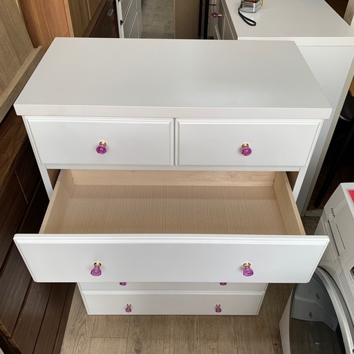 大川家具 アルファタカバ ハイチェスト 洋服タンス 衣類収納 5段