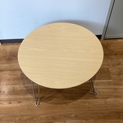 折）丸座卓　【町田市再生家具】
0706