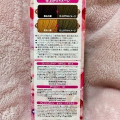 ヘアカラー ミントアッシュ 染め粉 フレッシュライト おまけ付きの画像