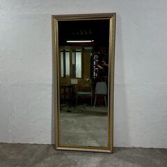 『イタリア製』ウォールミラー 大型ミラー 壁掛けミラー 姿見 鏡 立て掛け式 RWmis54の画像
