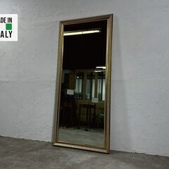 『イタリア製』ウォールミラー 大型ミラー 壁掛けミラー 姿見 鏡...